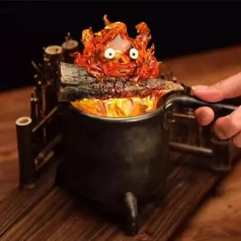3D Flame Casifa Night Light Resin Статуя для Хэллоуина Украшение для дома в качестве подарка для любителей комиксов Фестиваль Подарочное украшение Yi One Size красный