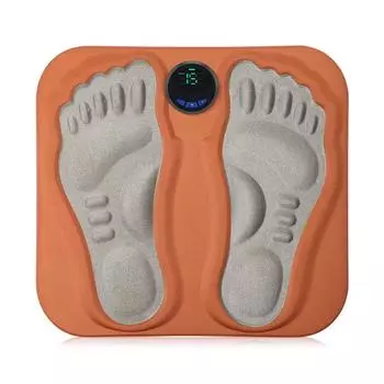 3D Foot Massager Pad Foldable Calf Massager Mat 6 Modes 15 Levels Muscle Electroe Stimulador Foot Helper Relaxes Muscle оранжевый