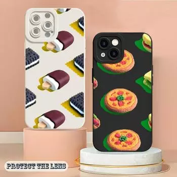3D Gourmet Temptation Phone Case For Iphone 14 12 Pro 11 13 Max Mini X XS XR 7 8 Puls Angel Eyes Soft Silicone Cover iPhone7