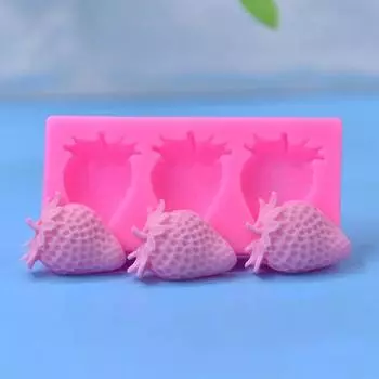3D Клубника Конфеты Шоколадный Фондант Формы Силиконовые Формы Украшения Торта Инструменты Украшения Торта Чашки Для Вечеринки Кухонные Формы Для Выпечки