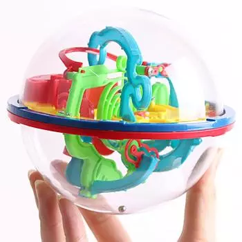 3D-лабиринт-головоломка, волшебный интеллектуальный шар, детская интеллектуальная игрушка