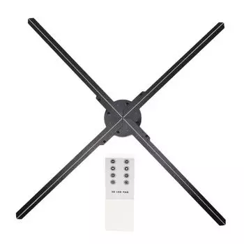 3D LED Fan беспроводной голографический фото и видео проектор для рекламного дисплея 100240 В ACUS US Plug