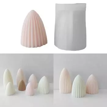 3D Line Steeple Shaped свеча силиконовая форма для DIY украшения свечей формы для поделок инструмент для изготовления выпечки S