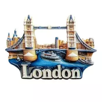 3D London Bridge Refrigerator Magnet Home Office Kitchen Locker Fridge River Thames Magnetic A