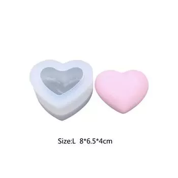 3D Love Heart силиконовая форма для арома гипсовой штукатурки силиконовая форма для украшения дома вечеринка своими руками Love Heart свеча смоляная форма