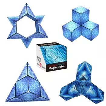3D-магнитный MagicCube, 72 формы, разнообразные головоломки с геометрическими блоками