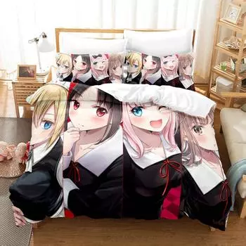3D Miss Huiye Bedding Sets Duvet Cover Set With Pillowcase Twin Full Queen King Bedclothes Bed Linen EU single(135x200cm)