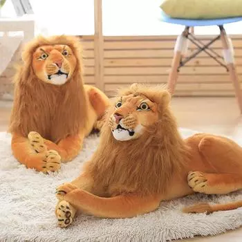 3D моделирование плюшевые игрушки кукла-животное лев игрушки обнимающиеся детские игрушки рождественский подарок на день рождения для детей домашний декор 30cm львиный