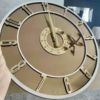 3D настоящие зеркальные настенные часы, декоративные, современный дизайн, большие настенные часы с римскими цифрами, украшение для дома, гостиной, спальни