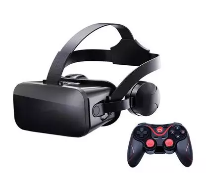 3D очки виртуальной реальности для смартфонов с диагональю экрана от 4,5 до 6 дюймов, iPhone, Android, стерео с контроллером