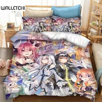 3D печать аниме Date A Live комплект постельного белья для мальчиков и девочек Twin Queen Size пододеяльник наволочка кровать дети взрослые мода домашний текстиль 70x133cm 2pcs