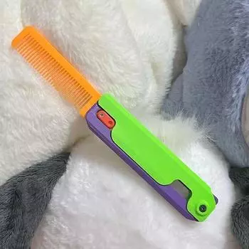 3D-печать Gravity Cub Jumping Comb Мини-модель, деформируемая игрушка Портативная декомпрессионная игрушка Подарки зелёный