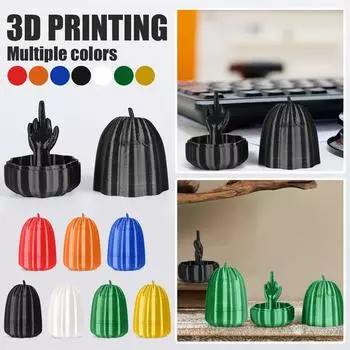 3D-печать забавных украшений для подарков друзьям и коллегам, небольшие украшения, напечатанные украшения, игрушки One Size