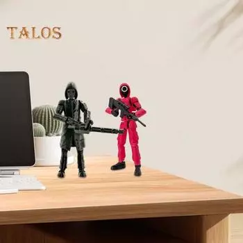 3D-печатная фигурка робота с подвижными суставами, игрушка-модель персонажа из телесериала, фигурка-манекен, украшение для домашнего офиса A