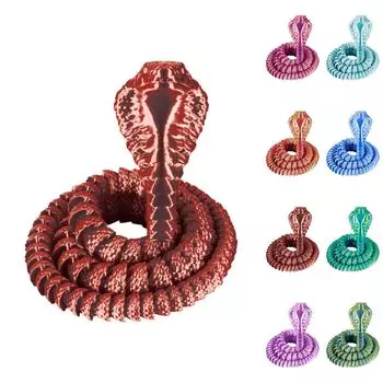 3D-печатные игрушки в форме животных с подвижными суставами One Size