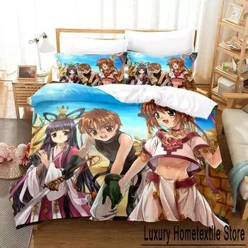 3D Print Anime Card Captor Sakura Bedding Set Boys Girls Twin Queen Size Duvet Cover Pillowcase Bed Kids Adult Home Textile EU Single 135x200cm