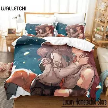 3D Print Anime Code Realize Guardian of Rebirth Bedding Set Cartoon Anime three-piece set Adult Kid Bedroom Duvet cover Sets 70x133cm 2pcs