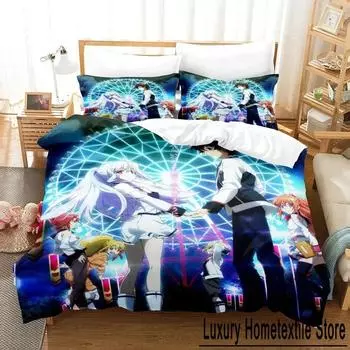 3D Print Anime Plastic Memories Isla Bedding Set Duvet Cover Bed Set Quilt Cover Pillowcase Comforter king Queen Size Boy Adult 70x133cm 2pcs