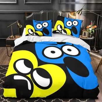 3D Print Cartoon Jacknjellify Bedding Set Boys Girls Twin Queen King Size Duvet Cover Pillowcase Bed boys Adult US Queen(228x228cm