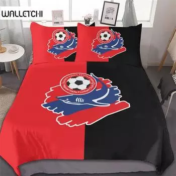 3D-принт Hapoel Haifa Комплект постельного белья, пододеяльник, одеяло, комплект постельного белья, наволочка, размер King Queen Twin для мальчиков и девочек взрослых 135x200cm 2pcs