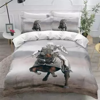3D-принт Holy Knights Комплект постельного белья для мальчиков и девочек Twin Queen King Size Пододеяльник Наволочка Кровать для мальчиков Взрослый Домашний текстиль EU single(135x200cm)