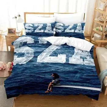 3D Print Single SZA Bedding Set Duvet Cover Bed Set Quilt Cover Pillowcase Comforter king Queen Size Boys Adult Bedding Set EU Single 135x200cm