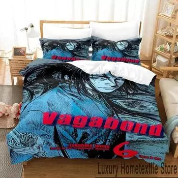 3D Принт Постельное Белье Vagabond Пододеяльник Комплект для Кровати Покрывало Наволочка Одеяло Кинг Размер Королева Размер Мальчики Взрослые Комплект Постельного Белья EU Single 135x200cm