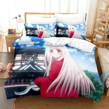 3D Printed Anime Yuragi-sou No Yuuna-san Bedding Set Single Twin Full Queen King Size Bed Set Adult Kid Bedroom Duvet cover Sets 70x133cm 2pcs
