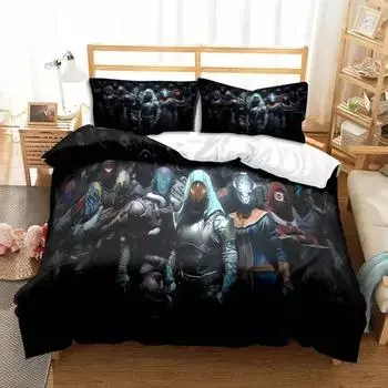 3D Printed Game Destiny Bedding Set Duvet Cover Bedroom Comforter Covers Single Twin King Size Quilt Cover Home Textile EU single(135x200cm)