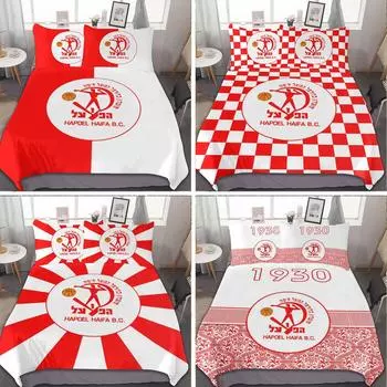 3D Printed Hapoel Haifa Bedding Set Duvet Cover Bedroom Comforter Covers Single Twin King Size Quilt Cover Home Textile 70x133cm 2pcs