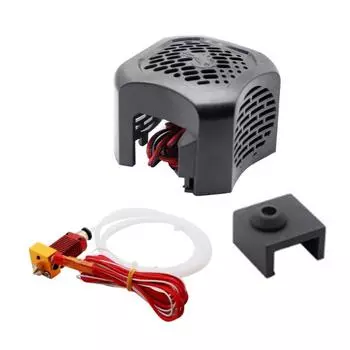 3D принтер экструзионная головка Hotend Kit экструдер алюминиевый нагревательный блок печатающая головка сопло полный комплект Hotend для Ender3 V2