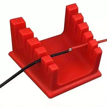 3D Printer Parts ABS Welding Wire Fixture with Two Large Suction Magnets Bracket Welding Clamp for Motherboard Soldering Tools красный