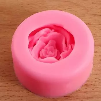 3D Rose Chocolate Mousse Silicone Jelly Cake Moulds Инструмент для украшения торта Fondant Mold Cake Mould Small