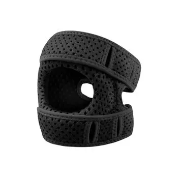 3D Silicone Knee Pads And Ligaments Fix The Knee Sports, Fitness, Running, Knee Pads, Breathable One Size чёрный