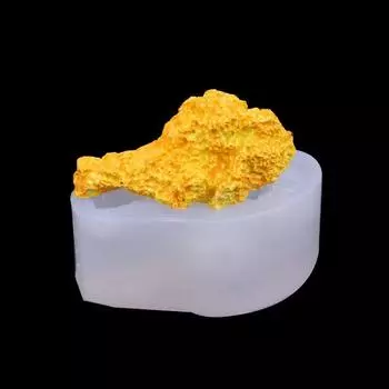 3D Симуляция Форма Куриной Ножки Фондант Силиконовая Форма Ароматерапия Гипс Свеча Рукоделие DIY Декор Ароматный Камень Форма прозрачный