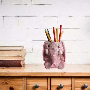 3D слон цветочный горшок держатель ручки УФ кристалл эпоксидная форма цемент гипс глина смола силиконовая форма DIY ремесла литейная форма