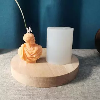 3D Статуя Свеча Силиконовая Форма для DIY Арома Свеча Гипс Орнамент Мыло Форма Инструмент Для Изготовления Поделок