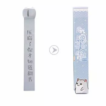 3D stereo Cartoon Cat Book Marks Office School Supplies Corgi Bookmarks Hamster Book Marks 1