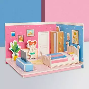 3D стерео головоломка для кухни, спальни, гостиной, ванной комнаты, модель ручной работы, сделай сам, развивающие игрушки, подарок для детей