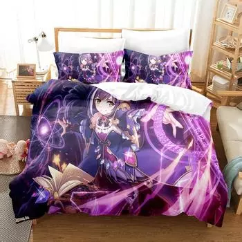 3D The Ryuo s Work Is Never Done Постельное белье Пододеяльник с наволочкой Twin Full Queen King Постельное белье Пододеяльник EU Single 135x200cm