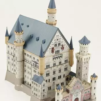 3D трехмерный пазл Замок Нойшванштайн 216 деталей Ravensburger, популярная корейская настольная игра