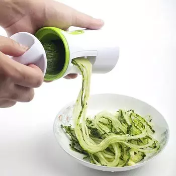 3IN1 Handheld Vegetable Spiralizer Slicer Veggie Carrot Spiral Slicer Cutter Zucchini Pasta Noodle Spaghetti Maker Kitchen To