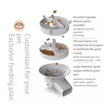 3L Pet Feeder Timing Smart Automatic Pet Feeder для кошек и собак WiFi Button Intelligent Dry Food Dispenser Voice Recorde Bowl