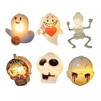 3M 20 LED Halloween Lights Battery Operated Halloween Decorations Lights Ghost Halloween Decoration String Lights for Home Decor