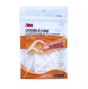 3M Double Line Disposable Dental Floss 42 pieces