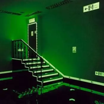 3M Luminous Band Флуоресцентная ночная самоклеящаяся лента, светящаяся в темноте, предупреждающая лента для украшения дома 3m x 1cm зелёный
