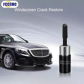 3ml Car Windshield Windscreen Glass Repair Resin Kit Auto Vehicle Casement Fix Tool Cracked Glue Auto Accessories чёрный