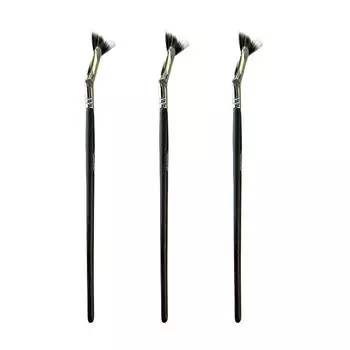 3pack/lot Conveniently Apply Eyelash Brush For Thinnest Lashes Corner Eyelash Brush Curved Brush