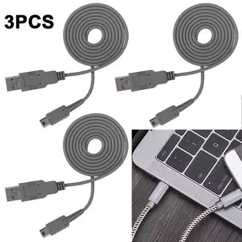 3Pcs 1 USB Charging Cable for U Game Controller Gamepad