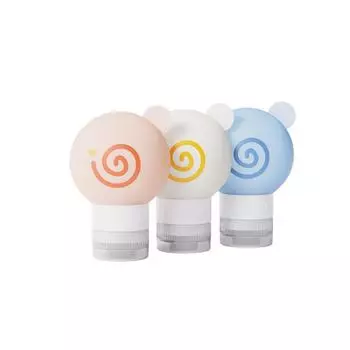 3Pcs 60ml/90ml Travel Bottles Squeezable Leakproof Hand Soap Dispenser Refillable Reusable Lotion Container Bathroom 60ml
